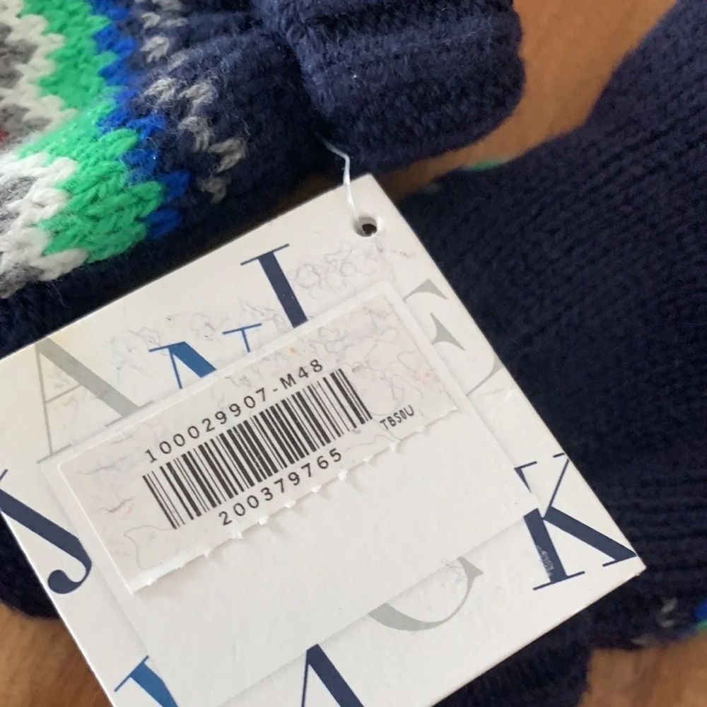 Janie and Jack Baby Multi-Color Mittens Unisex
